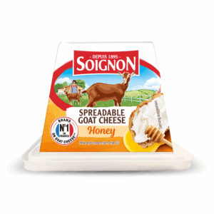 SPREADABLE GOAT CHEESE PYRAMID 150G – HONEY
