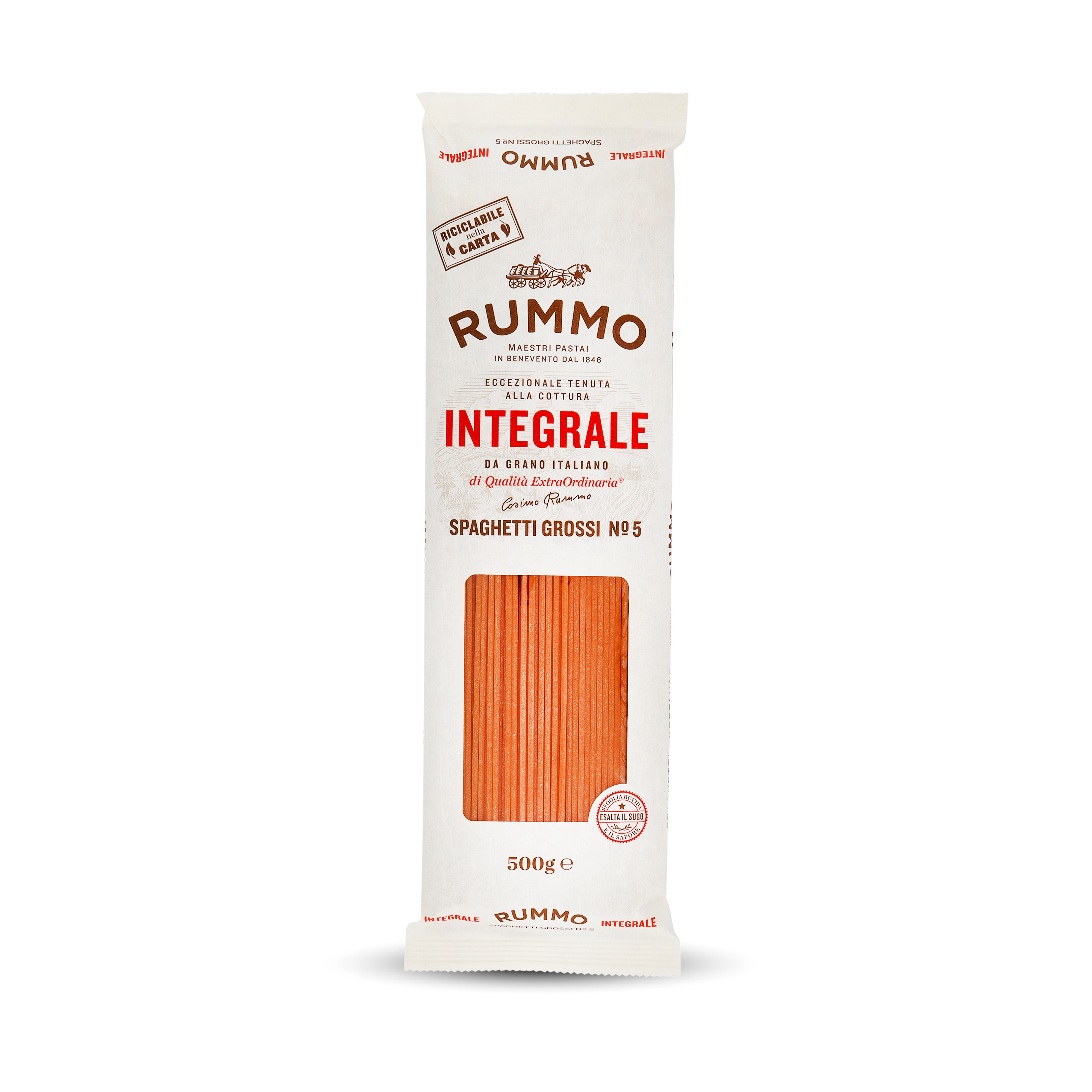 SPAGHETTI INTEGRALE WHOLE WHEAT 5 500G